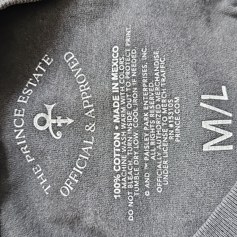 Forever 21 The Prince Estate Rhinestone Logo T-Shirt Size M/L NWT - Picture 6 of 8